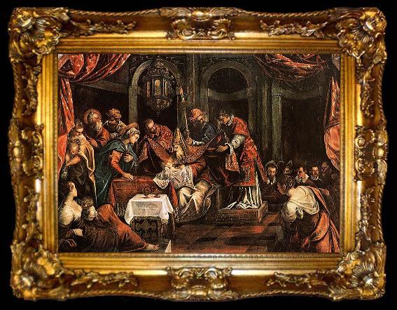 framed  Domenico Tintoretto The Circumcision, ta009-2